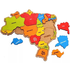 Quebra-cabeça Mapa do Brasil
